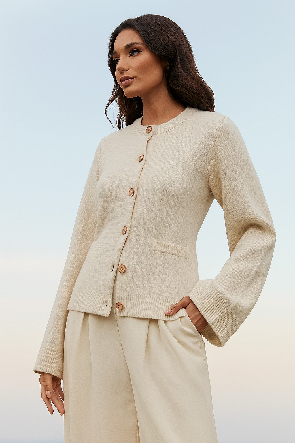 Дамска жилетка Ivory Muse FW 2026-Thedresscode