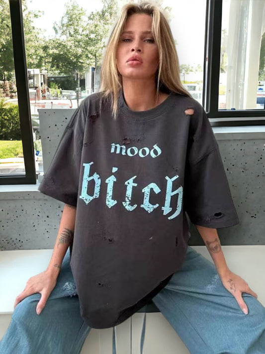Дамска тениска Mood Bitch 24'-Дамска тениска Mood Bitch 24'-Thedresscode