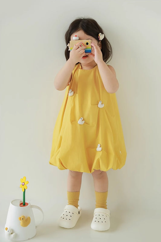 Детска рокля 3D Duck 24'-Детска рокля 3D Duck 24'-Thedresscode