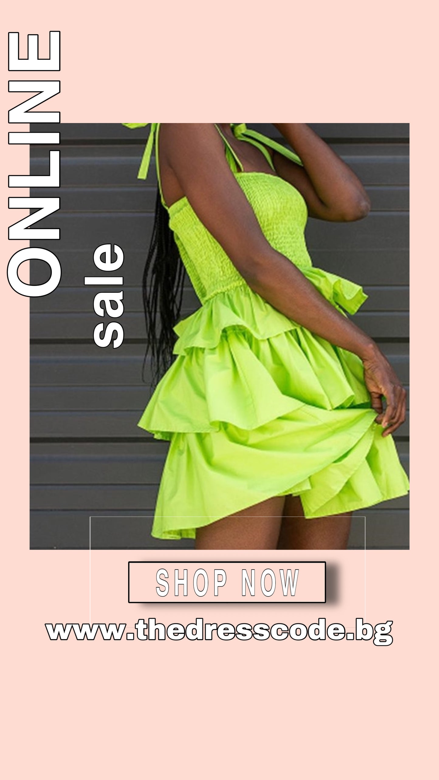 Дамска рокля Electic Color Vibe **SALE**-Thedresscode