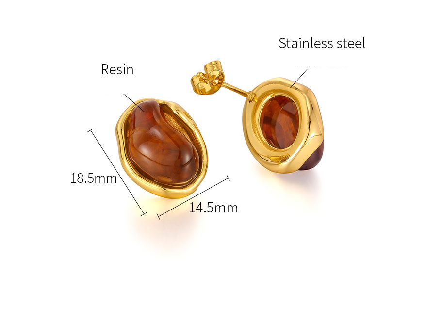 Дамски обеци Caramel Lava SS25-https://detail.1688.com/offer/864971848033.html?_t=1745483847609&spm=a2615.7691456.co_0_0_wangpu_score_0_0_0_0_0_0_0000_1.0-Thedresscode