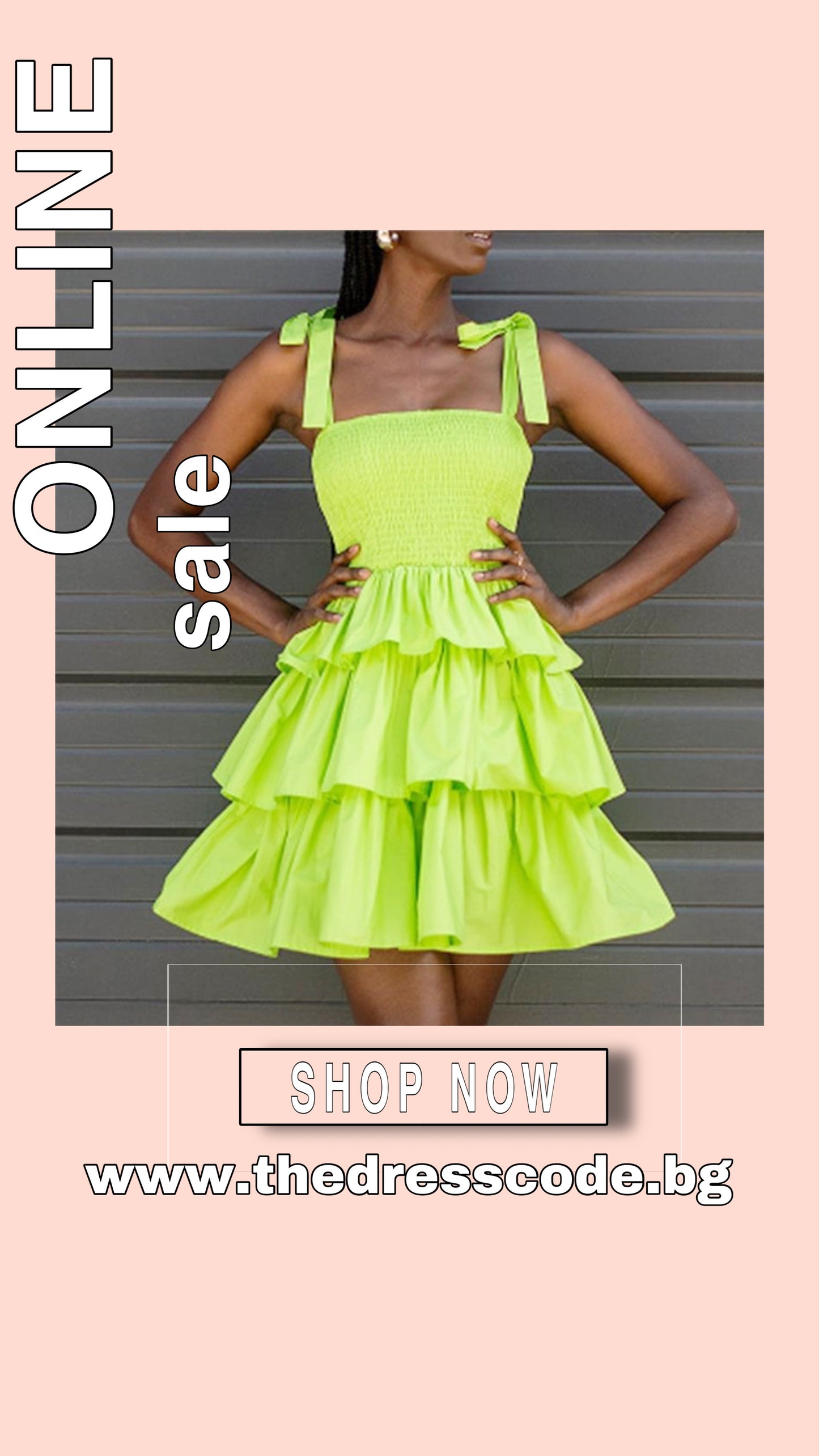 Дамска рокля Electic Color Vibe **SALE**-Thedresscode