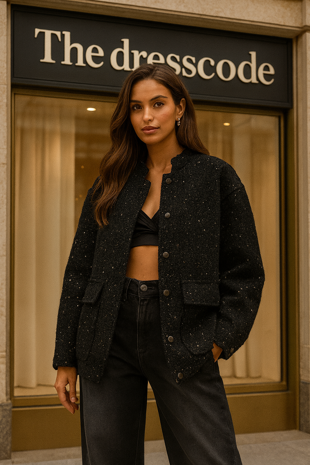 Дамско яке Chic Nocturne FW 2026-Thedresscode