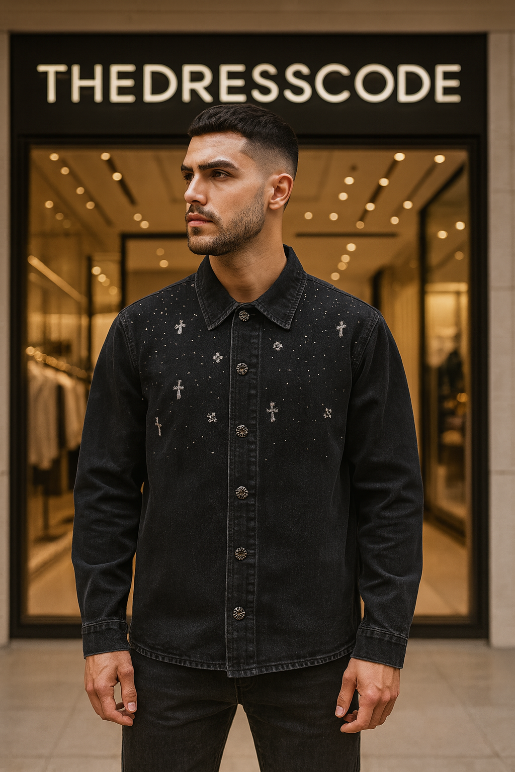Мъжка риза Dark Saint FW 2026