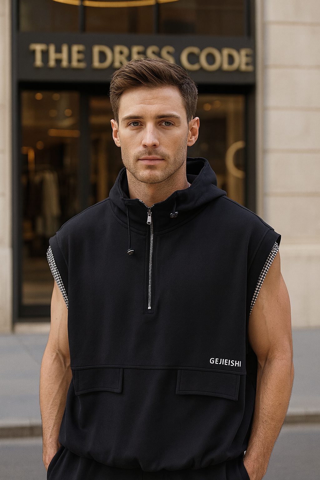 Мъжка жилетка Steel Core FW 2026-Thedresscode