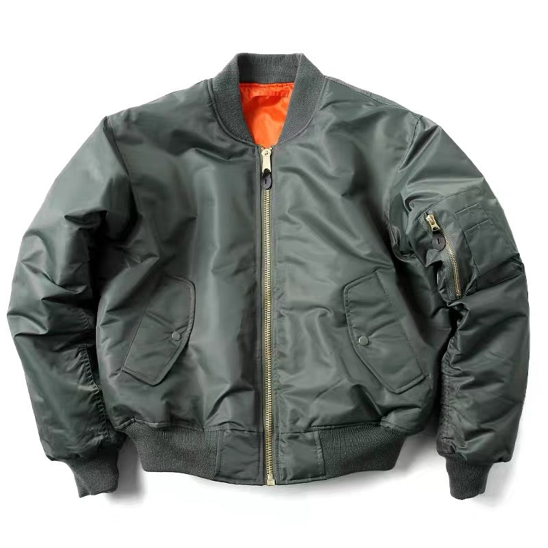 Мъжко двулицев бомбър AirForce 1 SS24-bomber jacker-Thedresscode