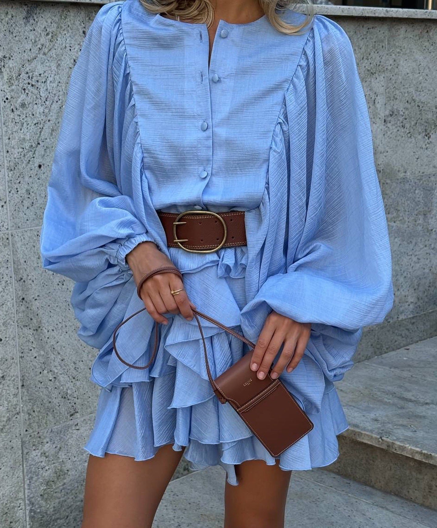Дамска рокля Blue Élise SS25-https://detail.1688.com/offer/904074036737.html?offerId=904074036737&spm=a260k.home2024.recommendpart.44-Thedresscode