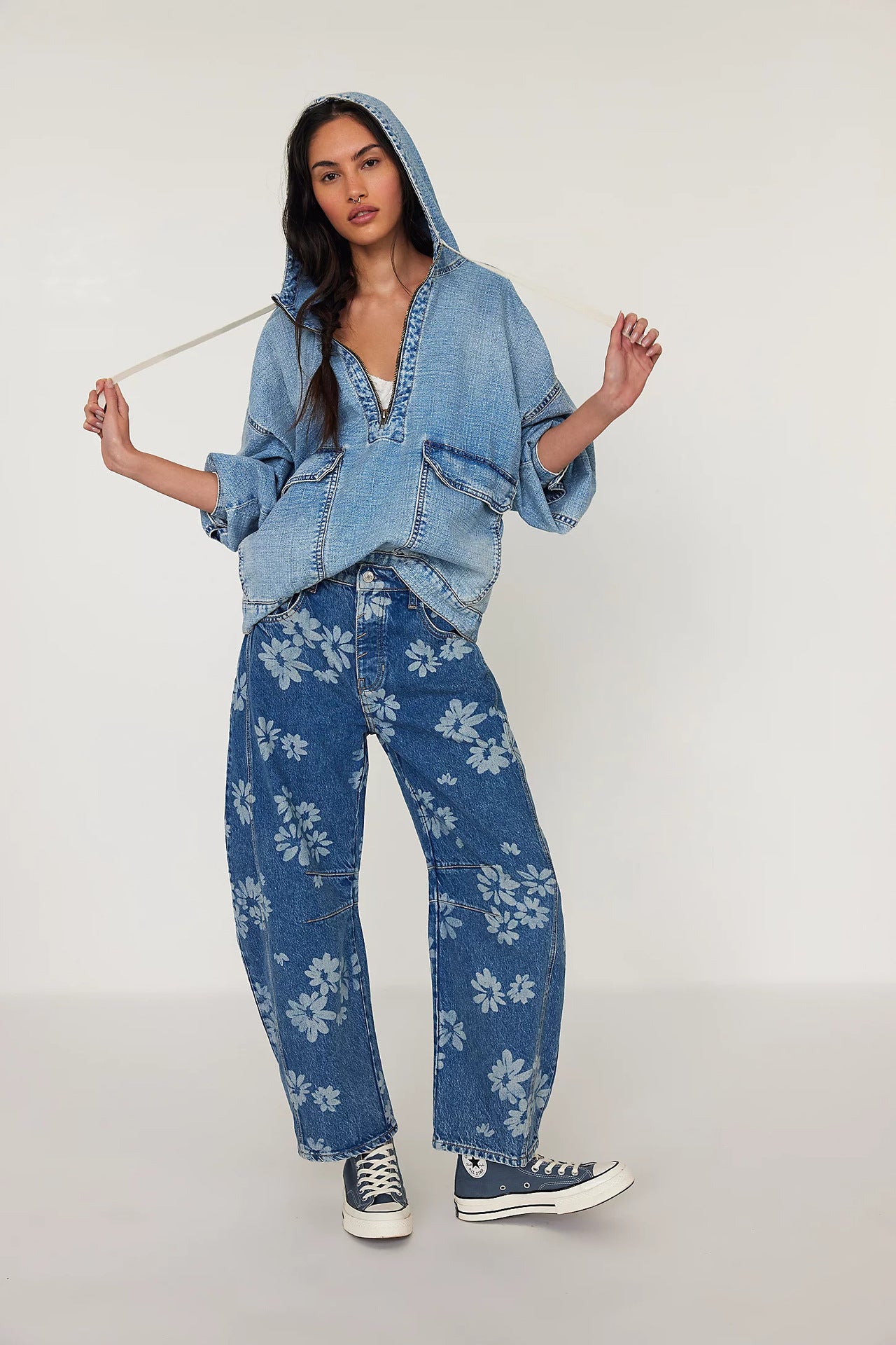 Дамска дънкова риза Blue Essence FW 2026-Thedresscode