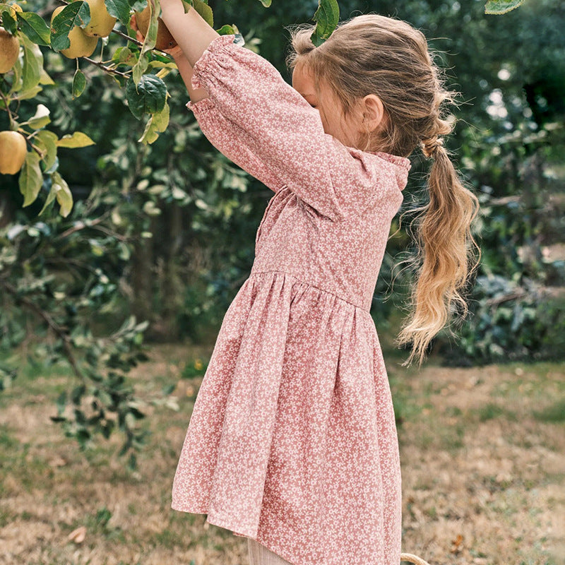 Детска рокля Moli SS23-Дънкова детска рокля с бродерии ** Collection 2022**-Thedresscode