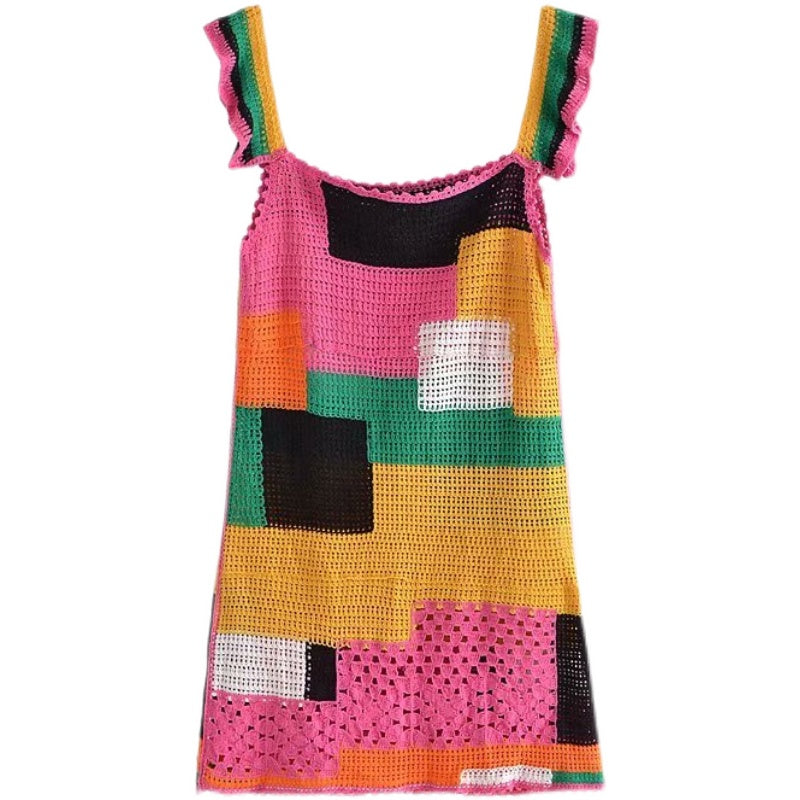 Дамска рокля Crochet patchwork ** SALE **-Дамска рокля Crochet patchwork-Thedresscode