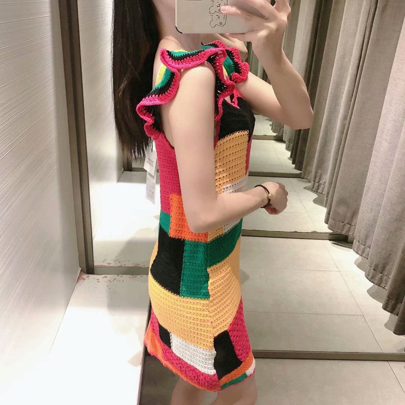 Дамска рокля Crochet patchwork ** SALE **-Дамска рокля Crochet patchwork-Thedresscode