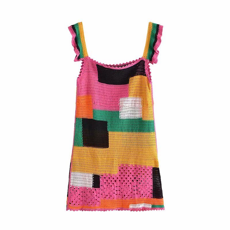 Дамска рокля Crochet patchwork ** SALE **-Дамска рокля Crochet patchwork-Thedresscode