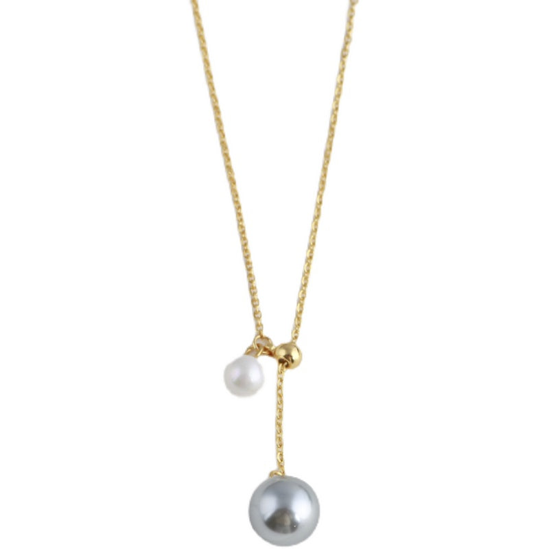 Дамско колие 2 Pearls FW 2026-Thedresscode
