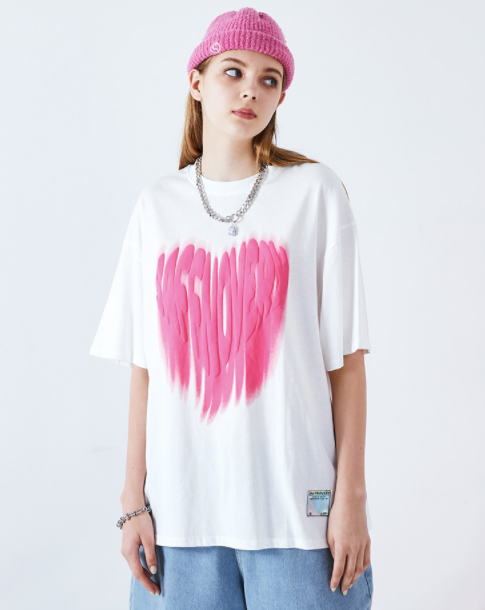 Дамска широка тениска - Love-Дамска широка тениска - Love-Thedresscode