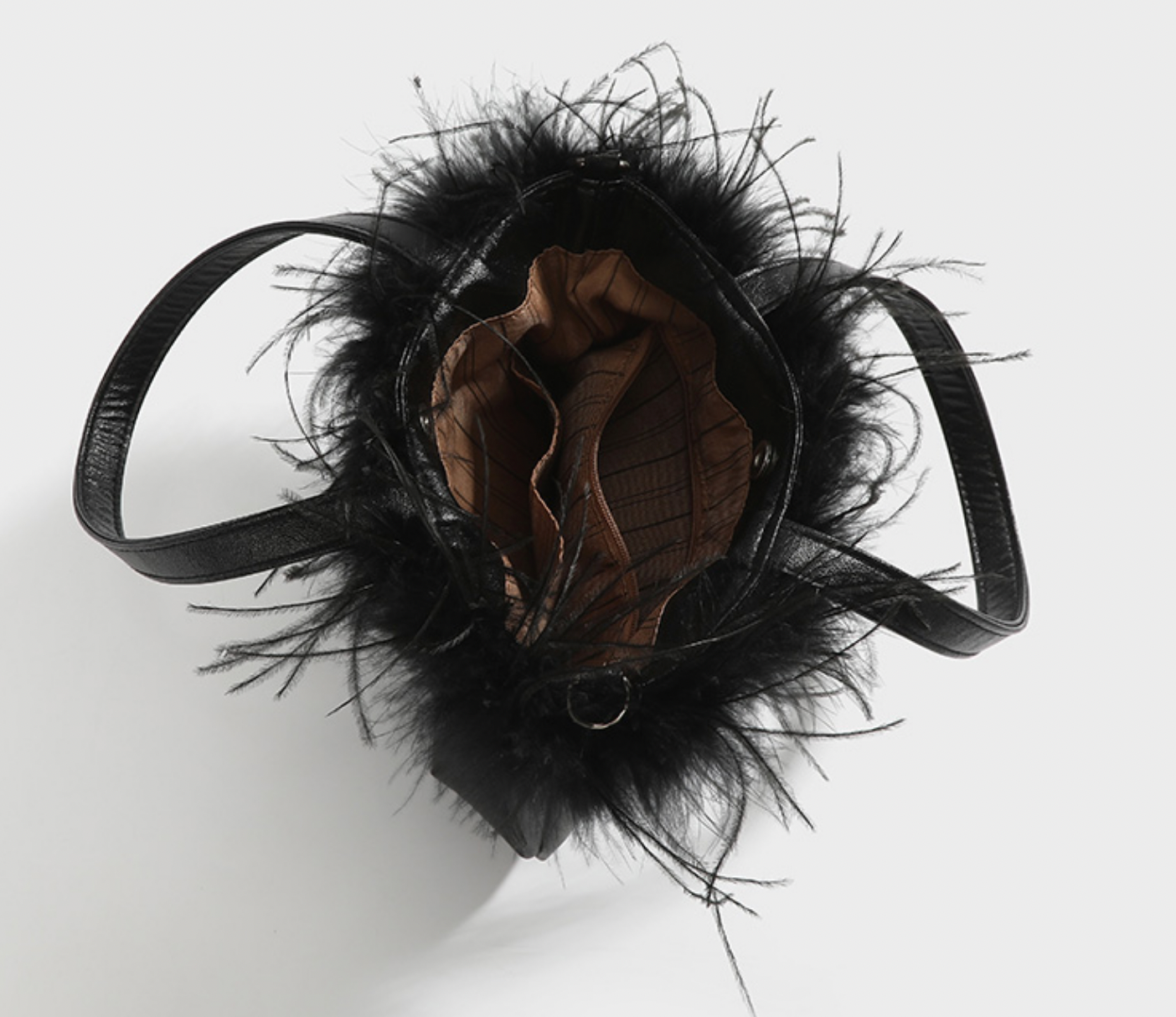 Дамска чанта с пера - Niche-bag-Thedresscode