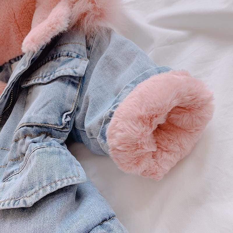 Детска зимна парка- Pink Princess-детска зимна парка-Thedresscode