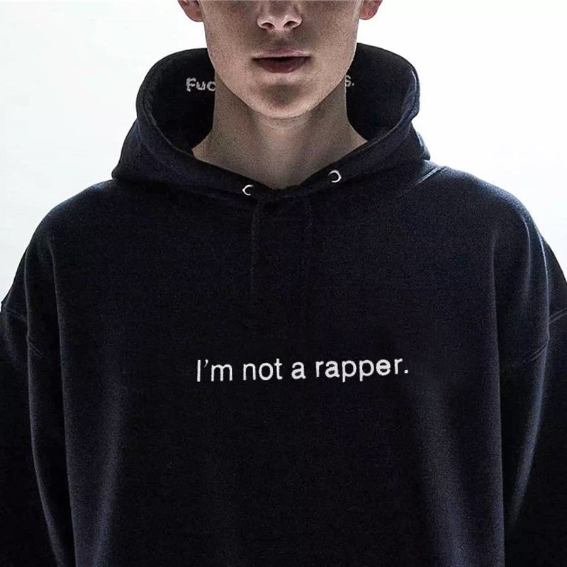 Унисекс суичър i'm not a rapper-SALE-Унисекс суичър i'm not a rapper-Thedresscode