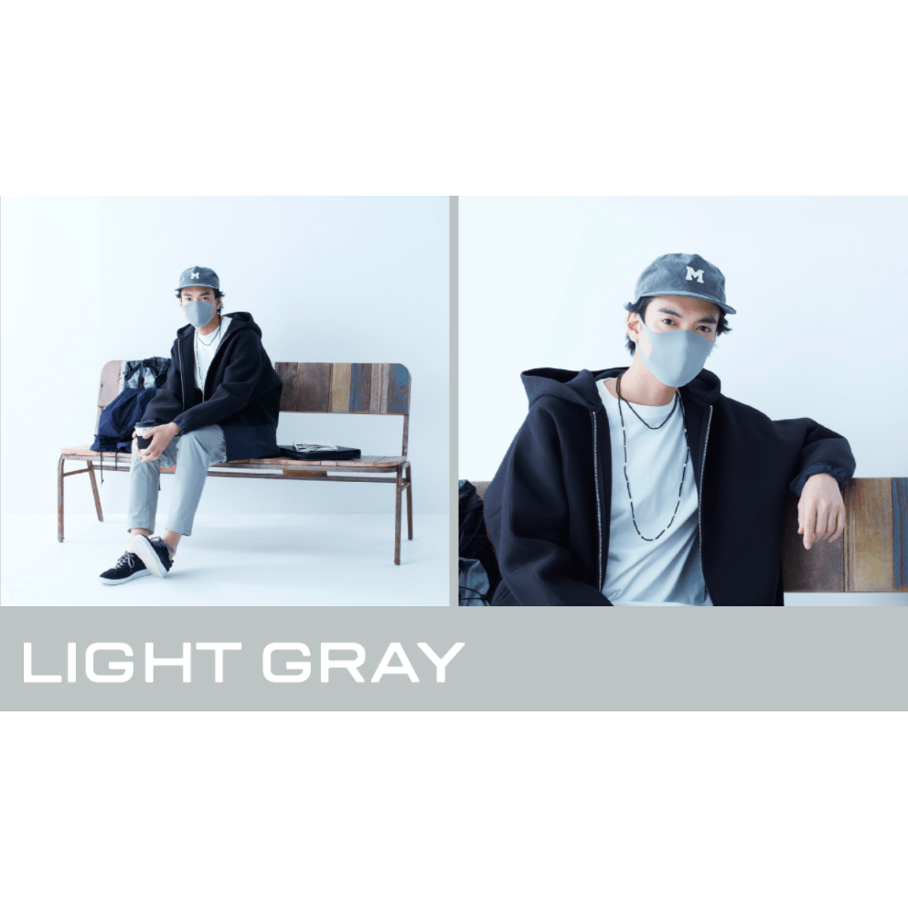 Комплект маски- Light-Grey (СВЕТЛО СИВ)-Унисекс маска за многократна употреба-Thedresscode