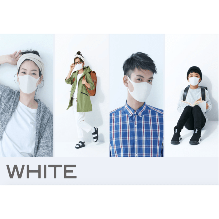 Комплект маски -White (БЯЛ ЦВЯТ)-Унисекс маска за многократна употреба-Thedresscode
