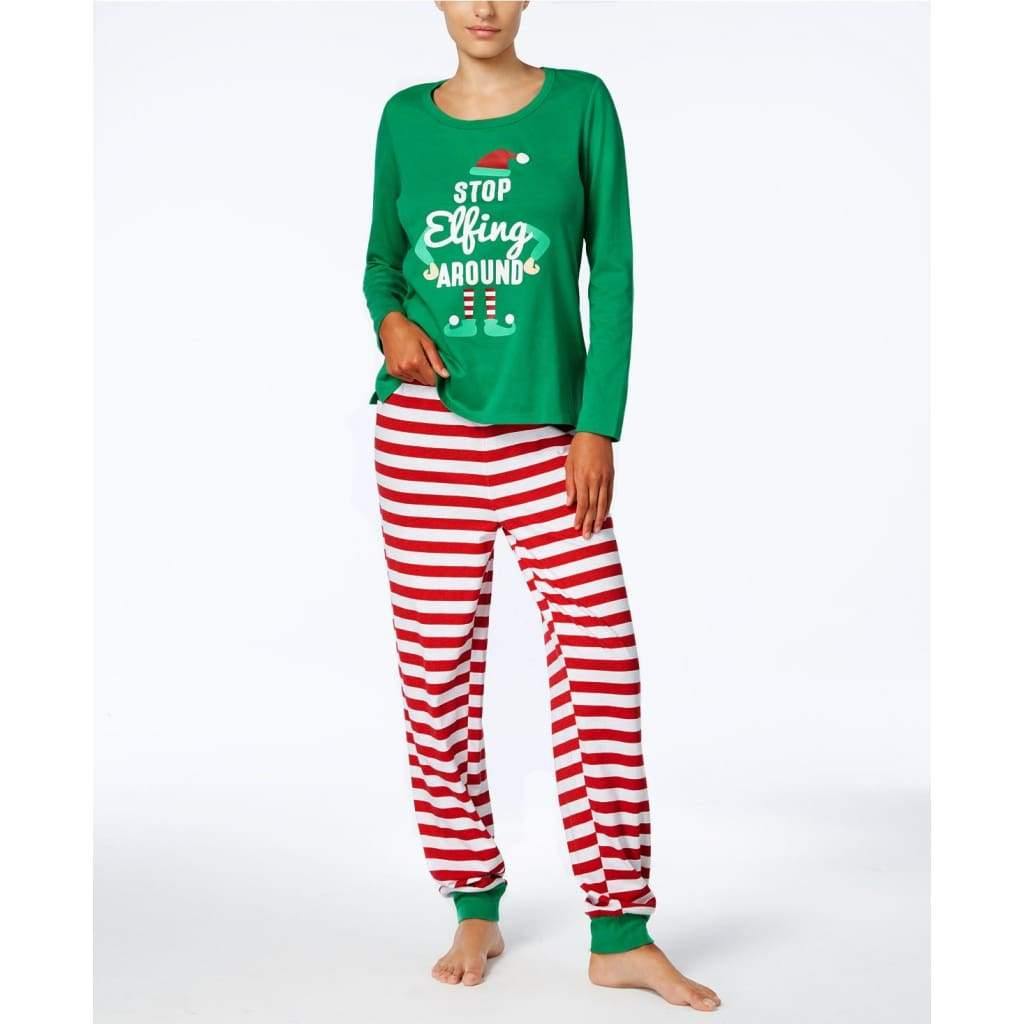 Семейни Коледни пижами- Elf Around-SALE-Семейни Коледни пижами-Elf Around-Thedresscode