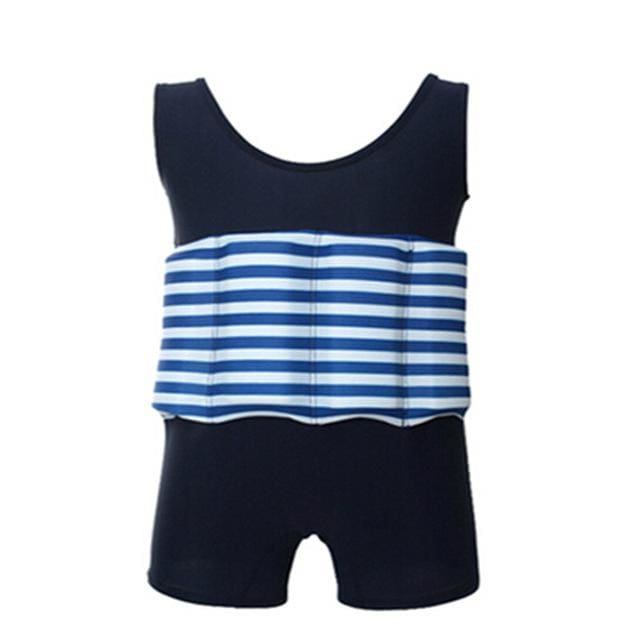 Детски Бански с пояс Swimtrainer Blue Stripe ** SALE **-Thedresscode