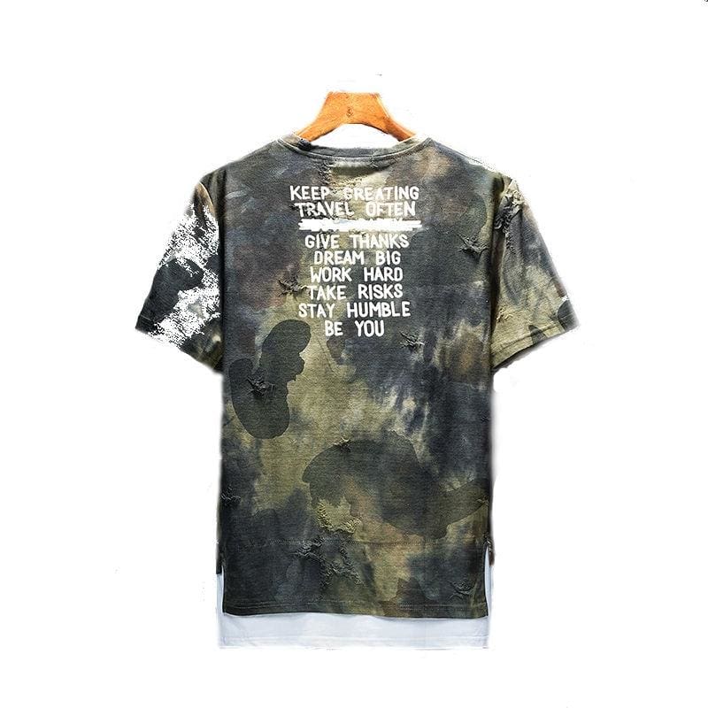 Мъжка тениска - Camouflage- **SALE**-Thedresscode