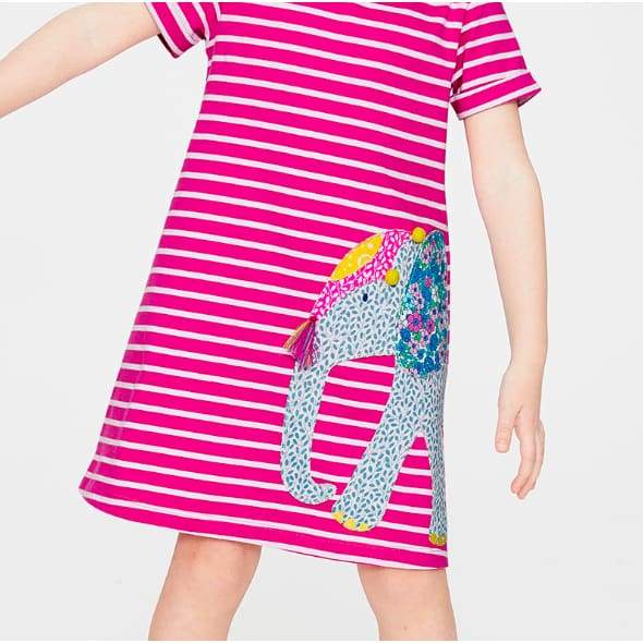ДЕТСКА РОКЛЯ - Elephant ** SALE**-ДЕТСКА РОКЛЯ - Elephant-Thedresscode
