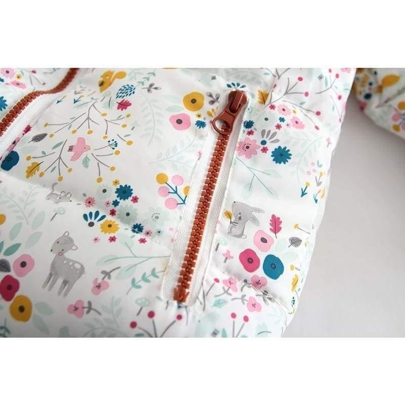 Детско зимно яке Flowers-SALE-Детско зимно яке - Flowers-Thedresscode