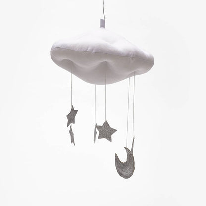 Детска играчка за бебешко легло-STARS GREY COLOR-Thedresscode