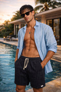 Мъжки къси панталони Elite Stripe Black SS26