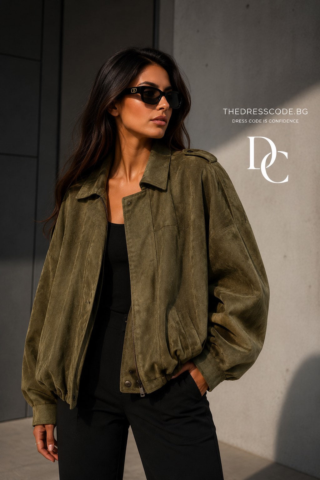 Дамско яке Olive Essence SS27