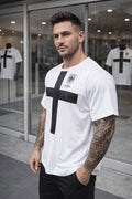 Мъжка тениска Crossline White SS26