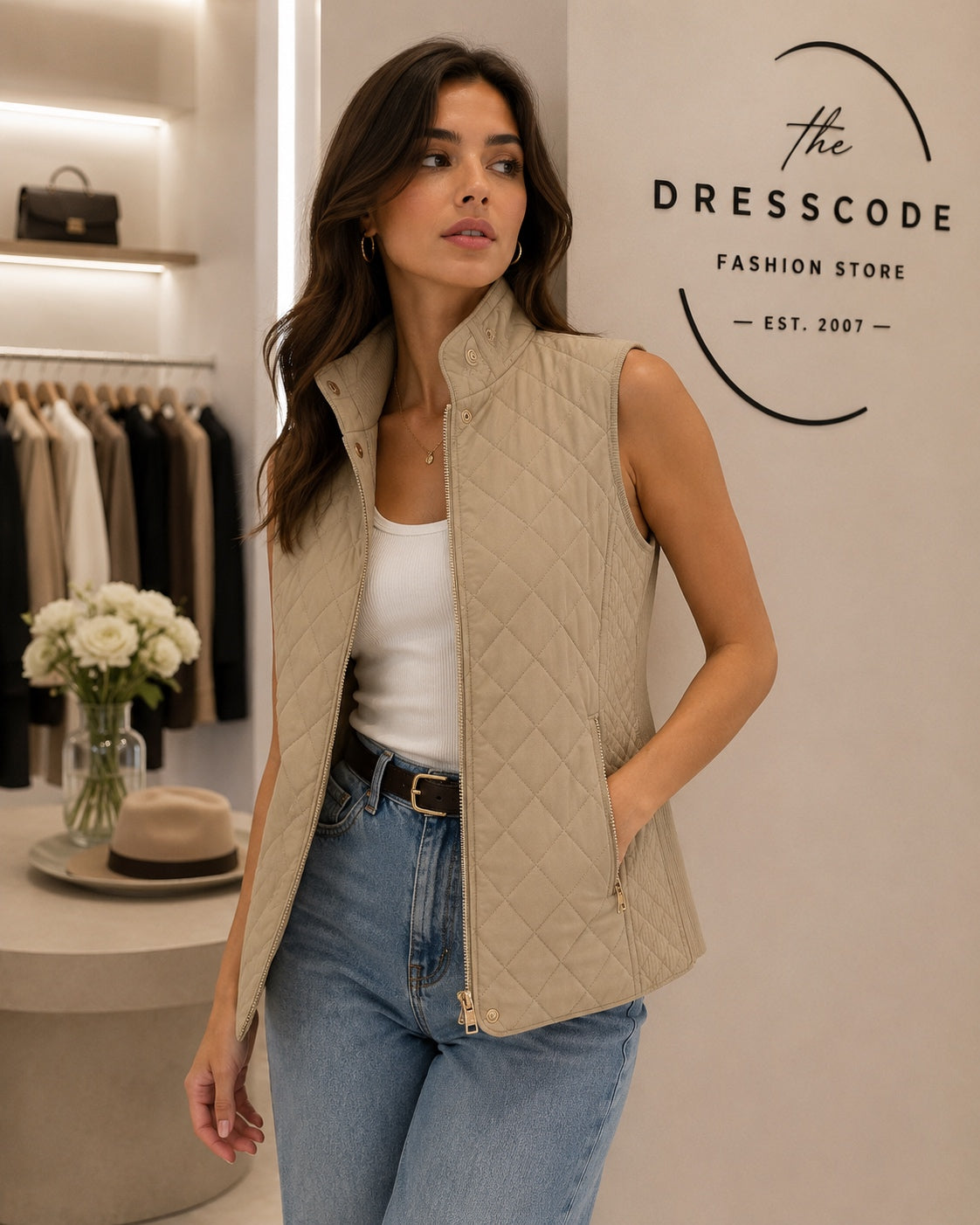 Дамски елек SAFARI BEIGE SS27