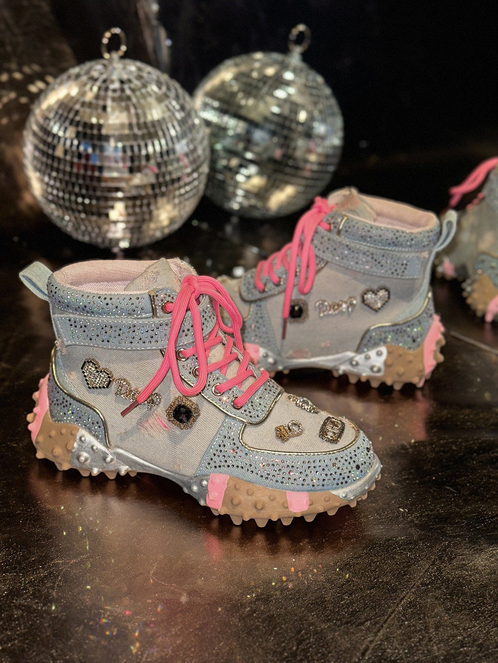 Дамски високи кецове PINK REBEL SS27