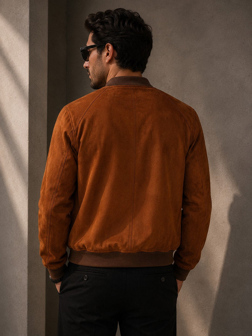 Мъжко яке Tobacco Suede SS27