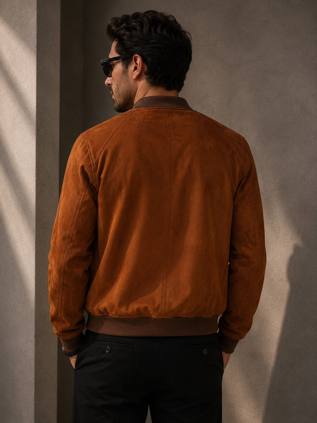 Мъжко яке Tobacco Suede SS27