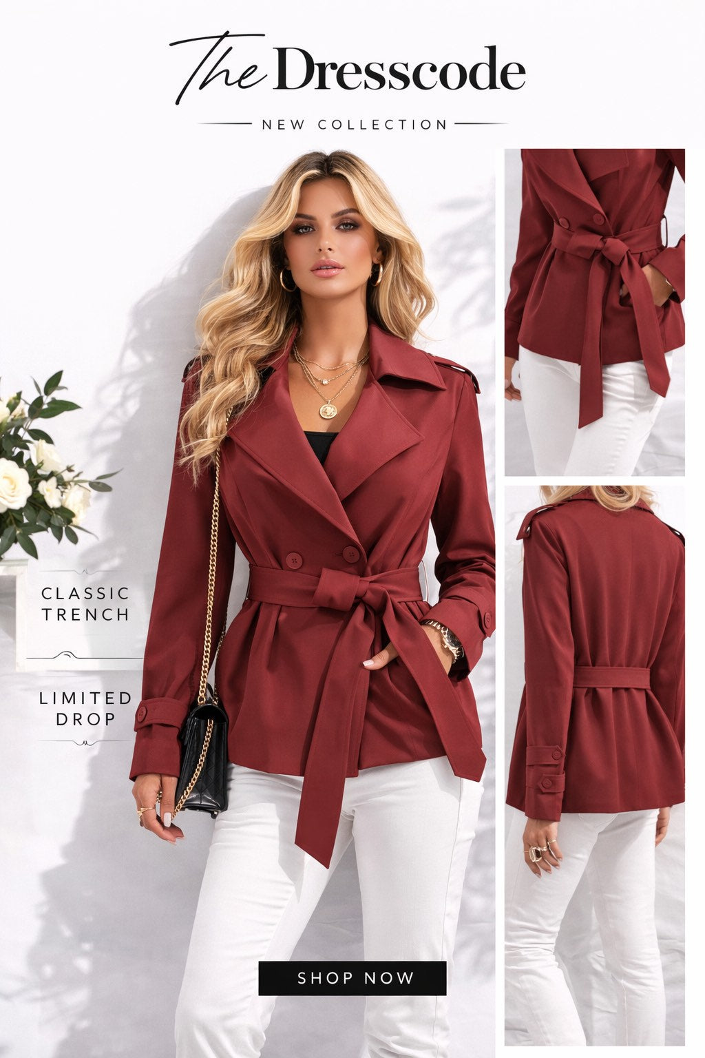 Дамско яке Red Prestige SS27