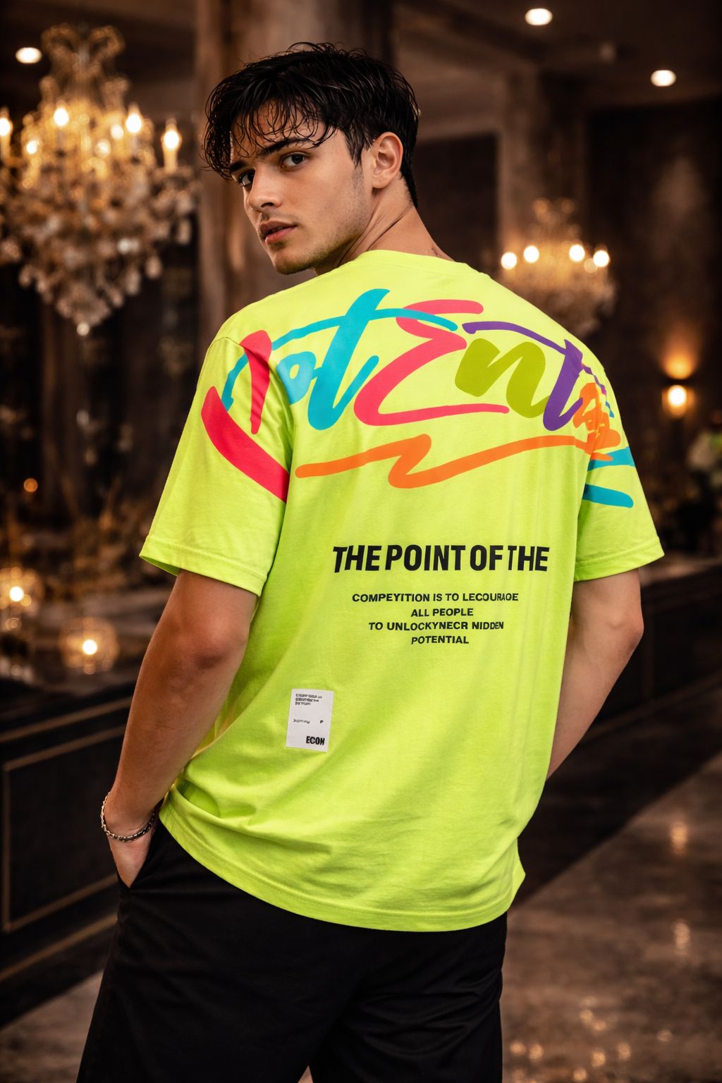 Мъжка тениска Neon Graffiti SS26
