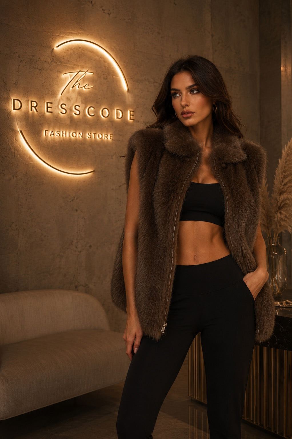 Дамски елек Celine Mocha SS27