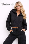 Дамско яке Black Cropped SS27