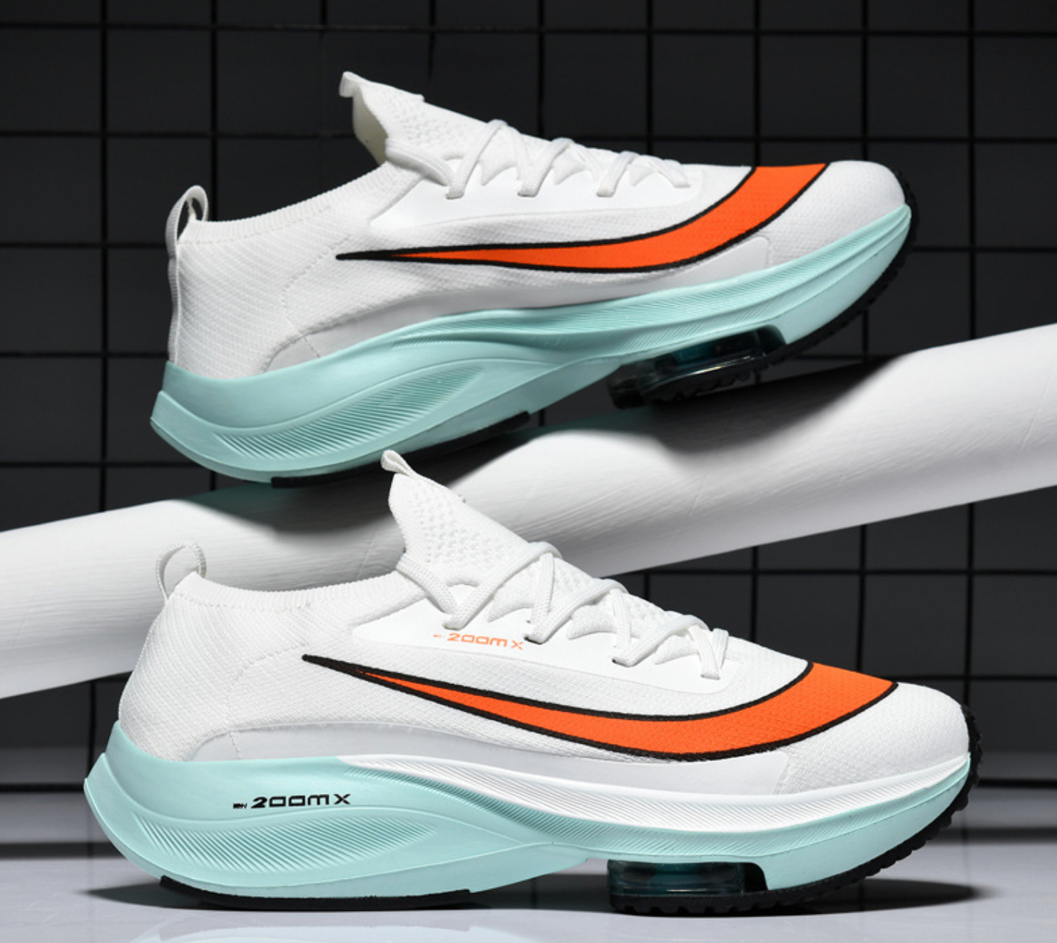 Унисекс маратонки White ZoomX SS25-https://detail.1688.com/offer/845229808366.html?kj_agent_plugin=aibuy-Thedresscode