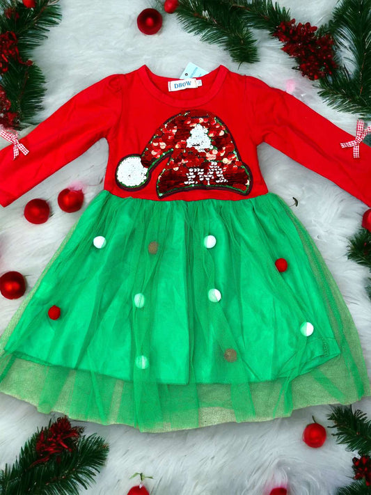 Детска коледна рокля Christmas Sequins**SALE**-Детска коледна рокля Christmas Sequins**SALE**-Thedresscode
