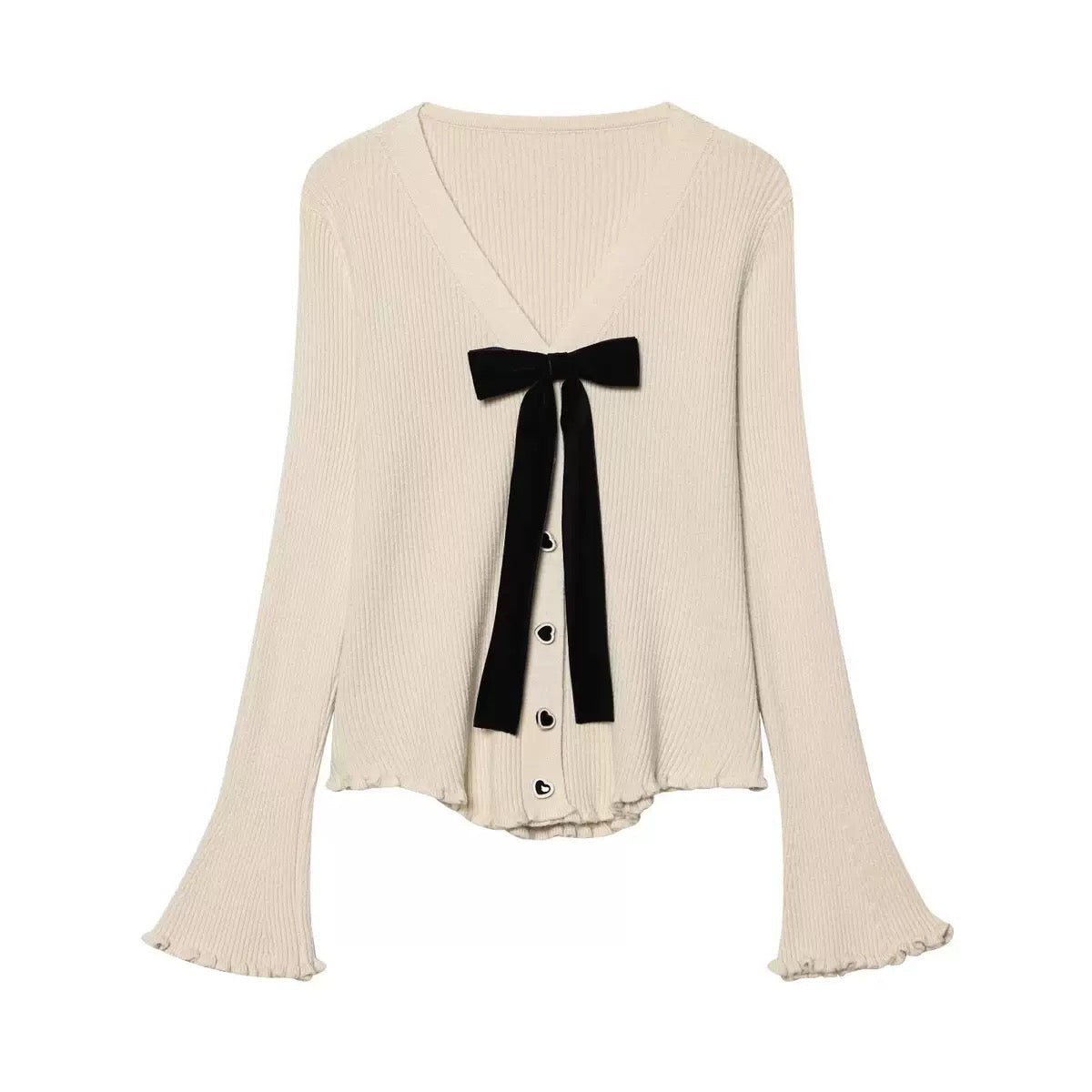 Дамска жилетка Vanilla Bow Knit SS27
