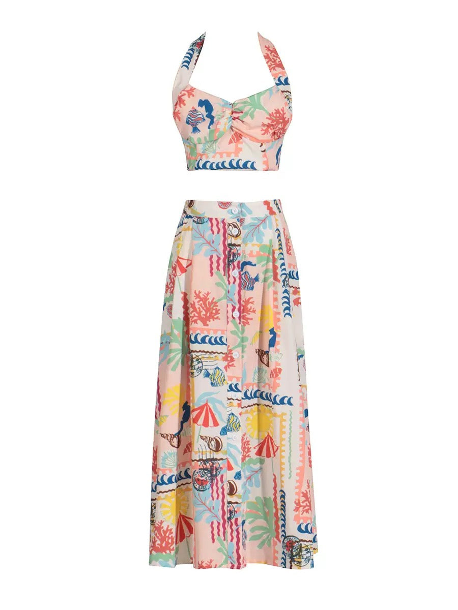 Дамски комплект Coral Breeze SS25-Thedresscode
