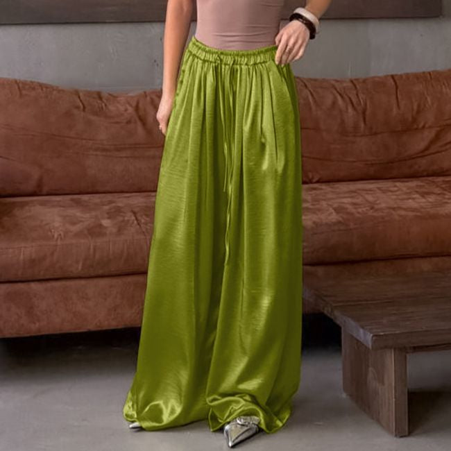 Дамски панталон Silk Olive SS26