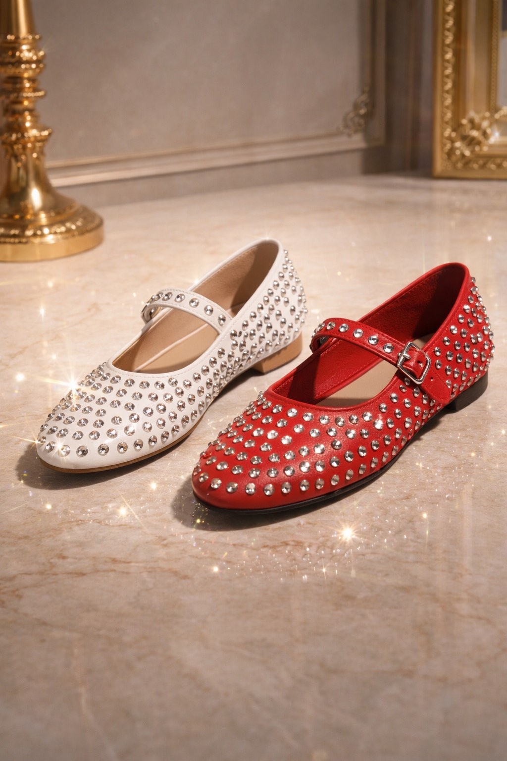 Дамски обувки Crystal Rebel Flats SS26