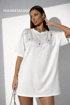 Дамска тениска White Star Glow SS26