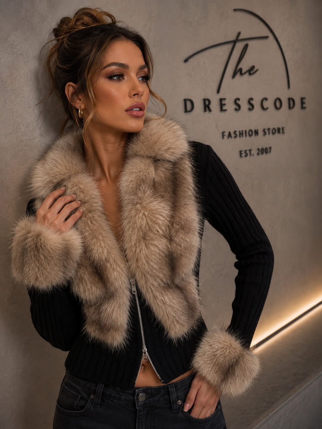 Дамска жилетка MONACO FUR SS27