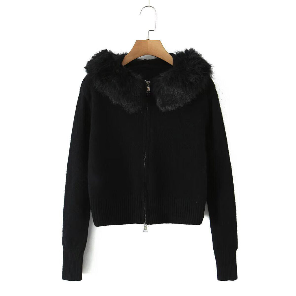 Дамска жилетка Fur Collar SS27