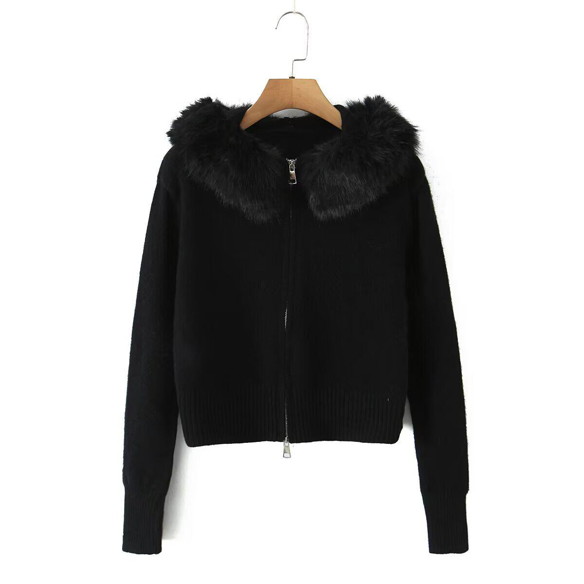Дамска жилетка Fur Collar SS27